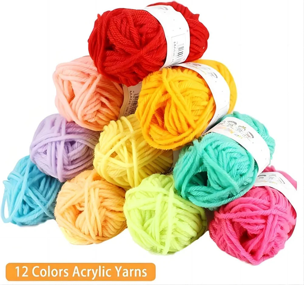 Crochet Knitting Yarn Set