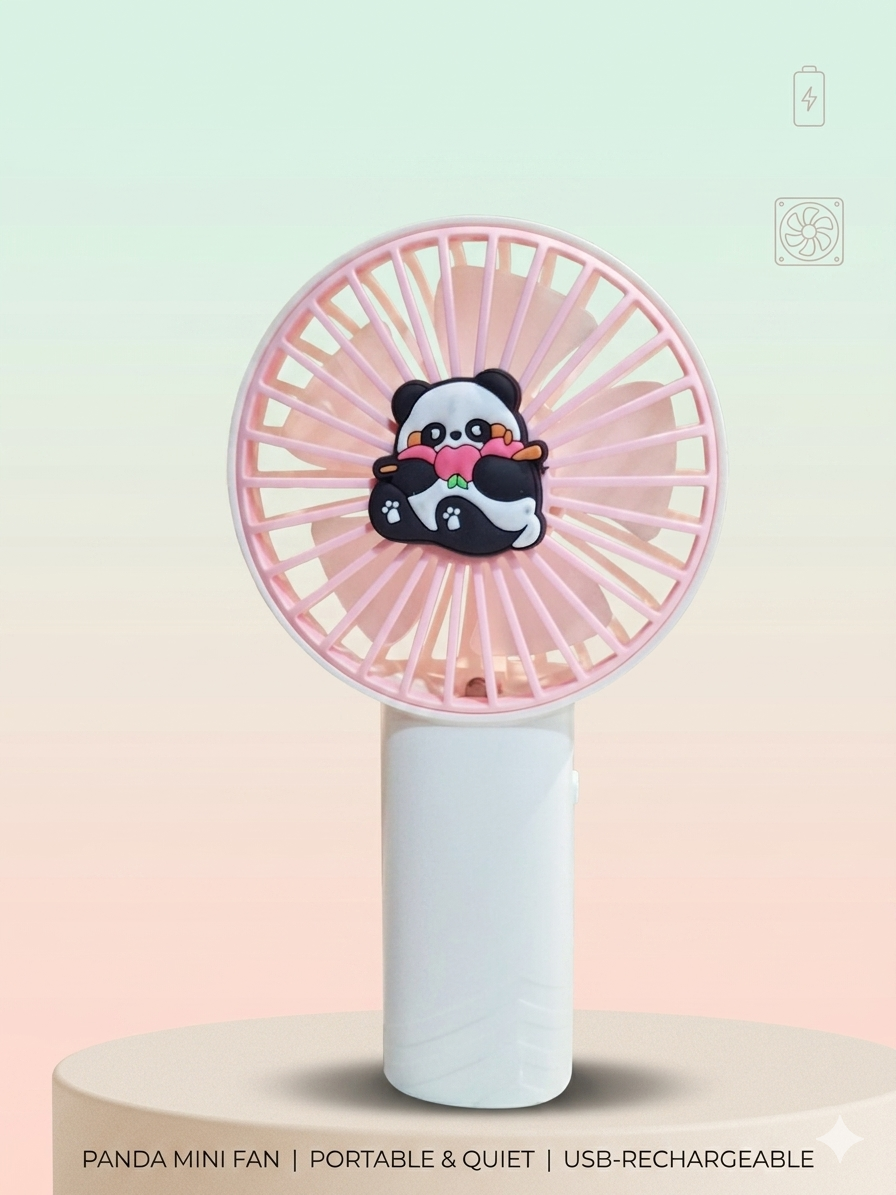 Panda Portable Hand Fan
