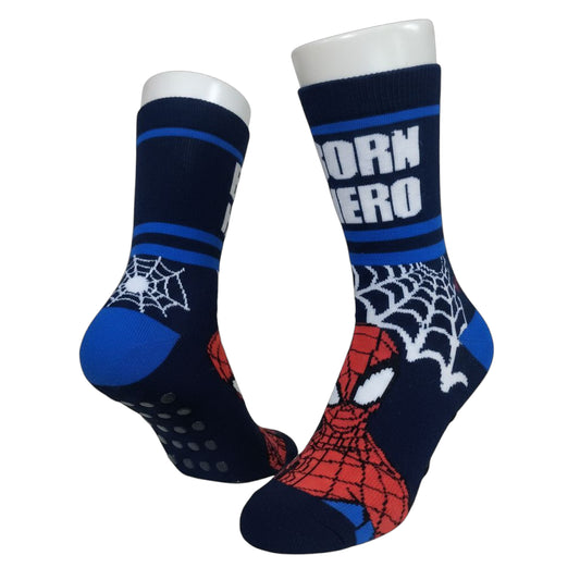 Born Hero Spiderman Anti Slip Socks