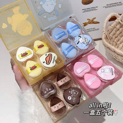 Korean Thumb Beauty Blender Powder Puff Set