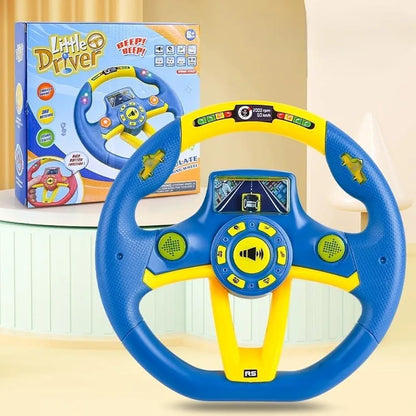360• Rotate Suction Car Steering Wheel Toy With Music | Lights | Indicators