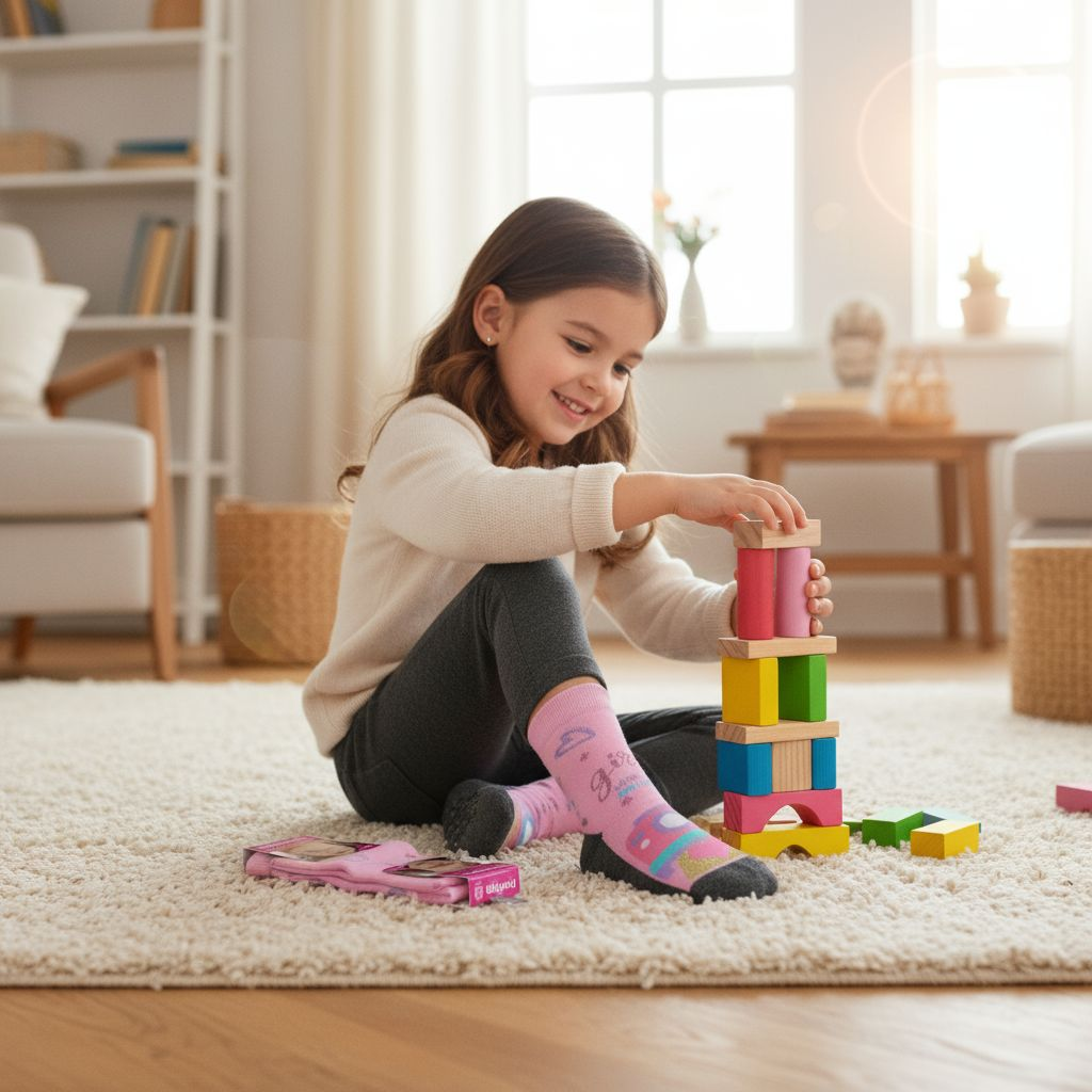 Anti Slip Girls Socks