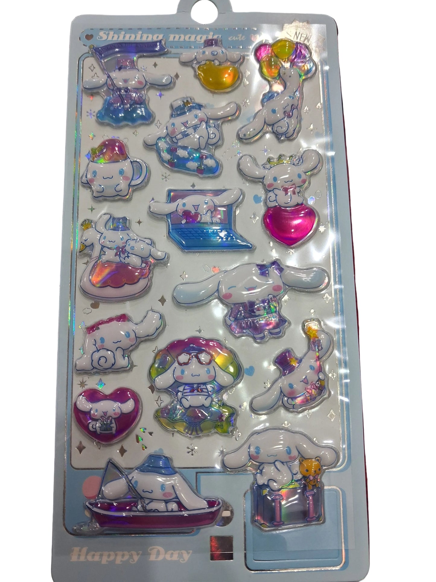 3D Cinamoroll Sticker Sheet