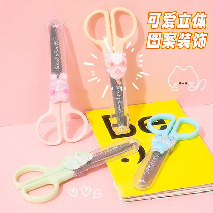 Kawaii Bunny Safety Cap Scissors