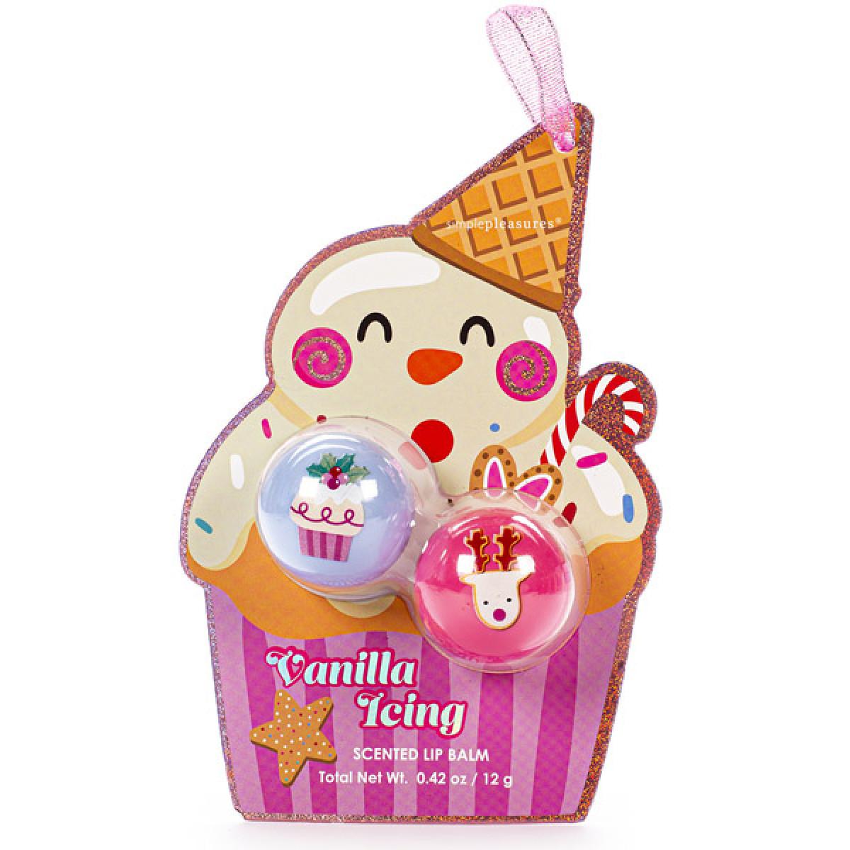 Vanilla Icing Scented Lip Balm Duo – Fun Kids' Makeup