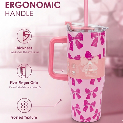 Pinteresty Bow Coquette Tumbler 40 Oz