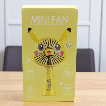 Pokemon 3 Modes Chargable Hand Fan