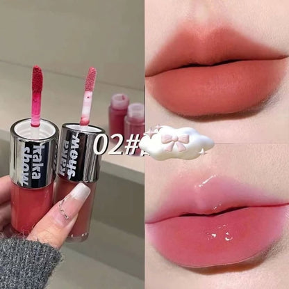Korean Double-Headed Lip Gloss & Matte Liquid Lipstick Set