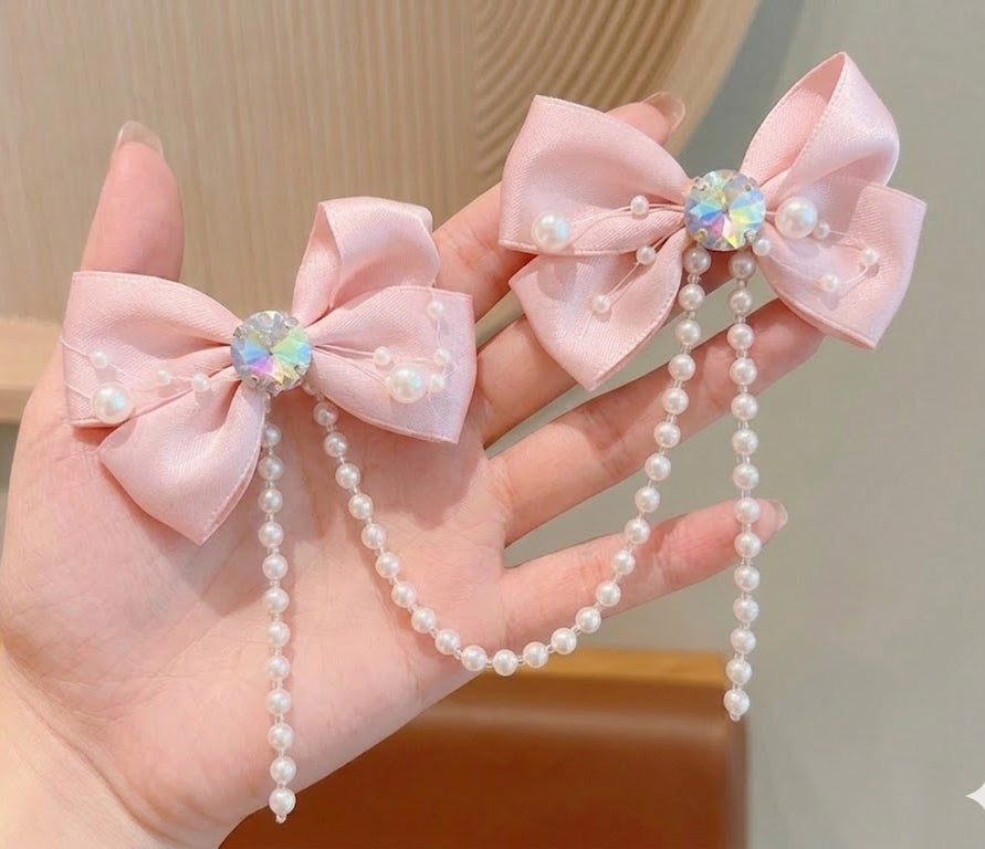 Hair bows Tiara With Backdrop