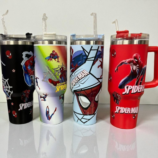 Spiderman Theme Quencher Tumbler