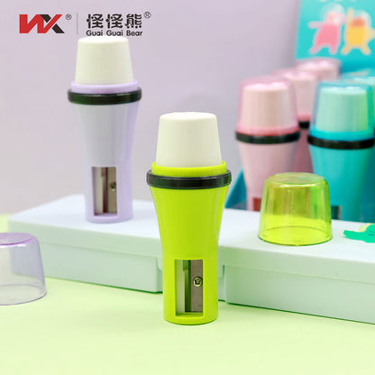 Cute Torch Sharpener Plus Jumbo Eraser