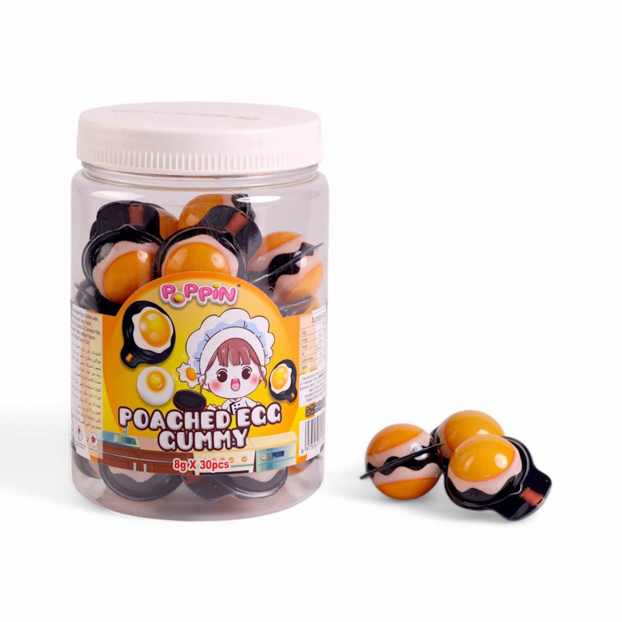 4 Pieces Fruity Centre Filled Jam Gummy Jellies