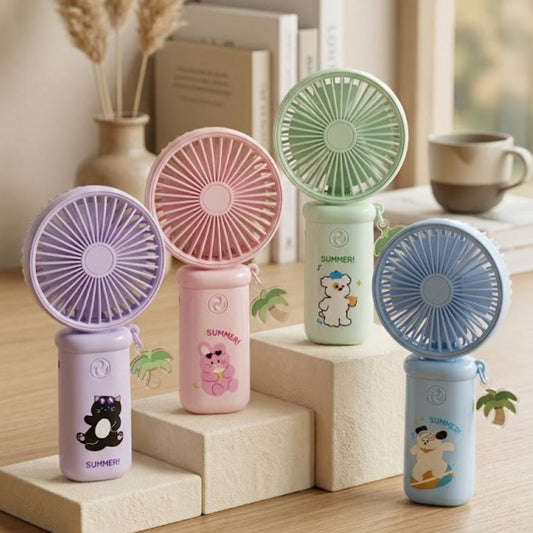 Kawaii  3 Modes Chargeable Hand Fans