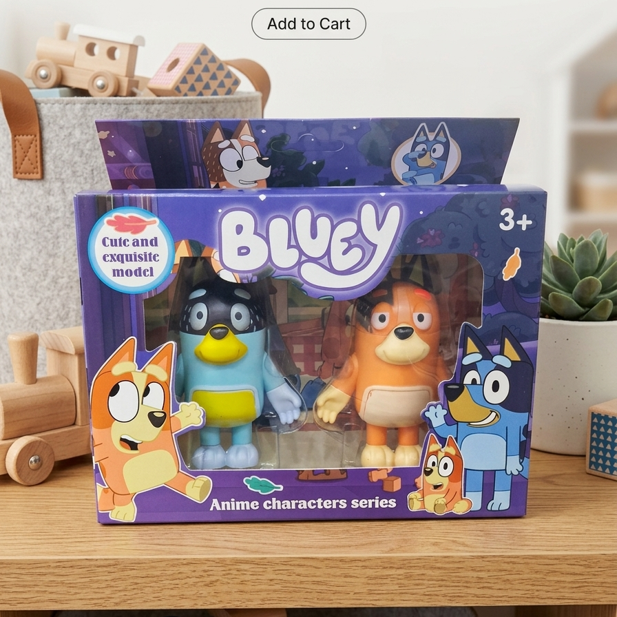 Bluey Figure Model Toys