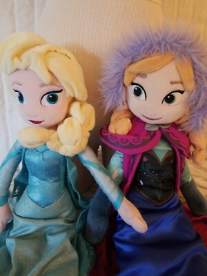 Anna Elsa Frozen Stuff Toy | 15 Inches Long