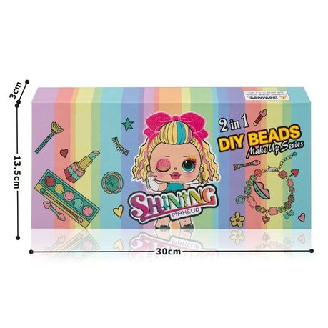 Lol Doll Shining DIY Beads Kids Makeup Kit