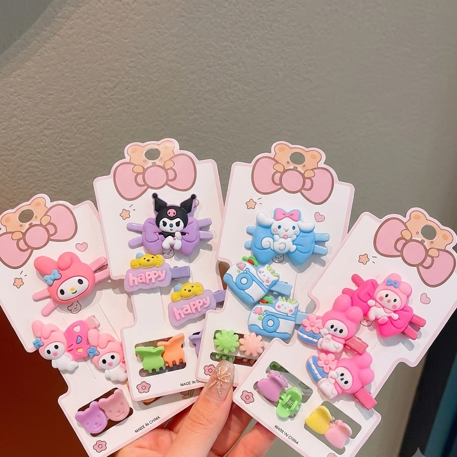 Sanrio Hair Accessories Pack Of 7 For Kids