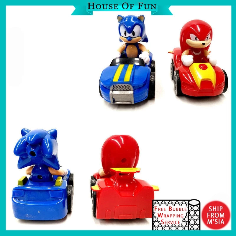 Sonic 4 Pcs Racing Cars