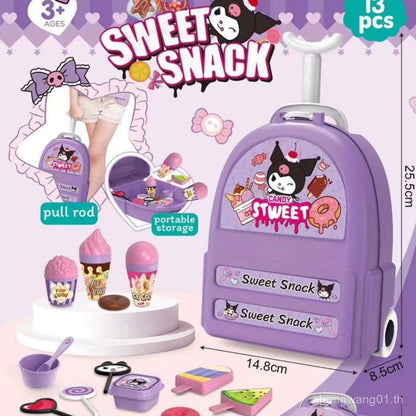 Kuromi Sweet Snacks Trolley Bag