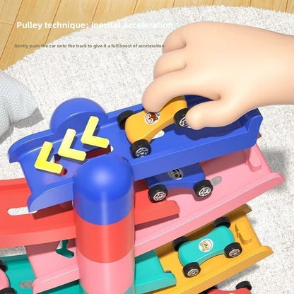 DIY Ramp Racing Car Tower Track