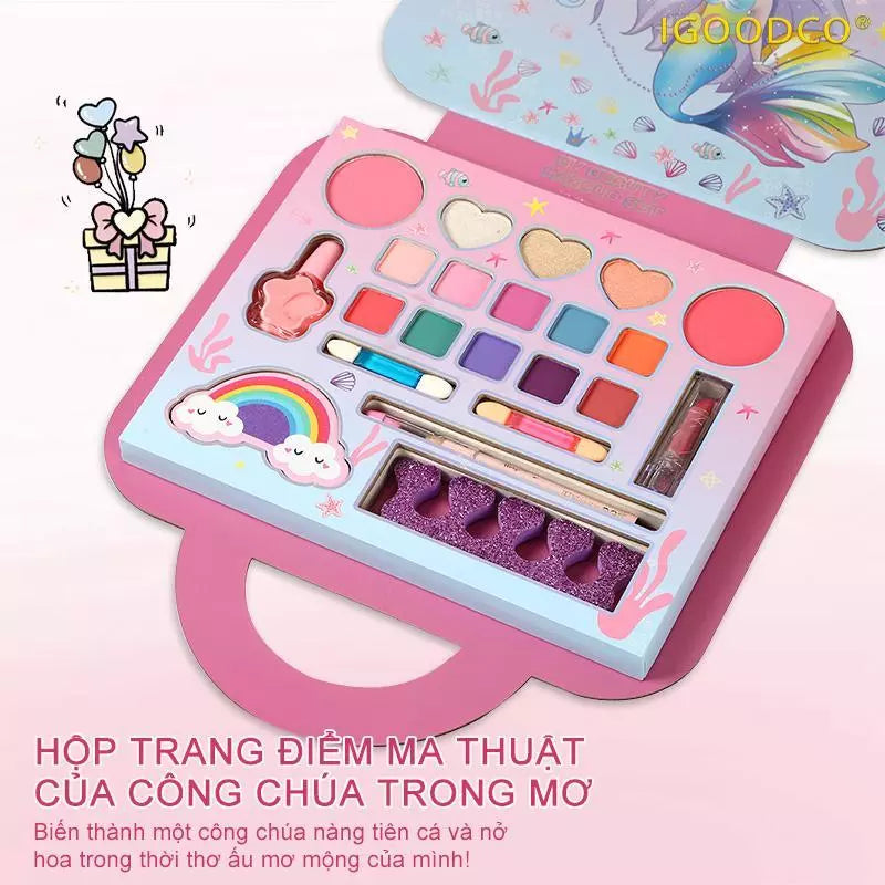 Mermaid All In One Kids Bag Makeup Kit