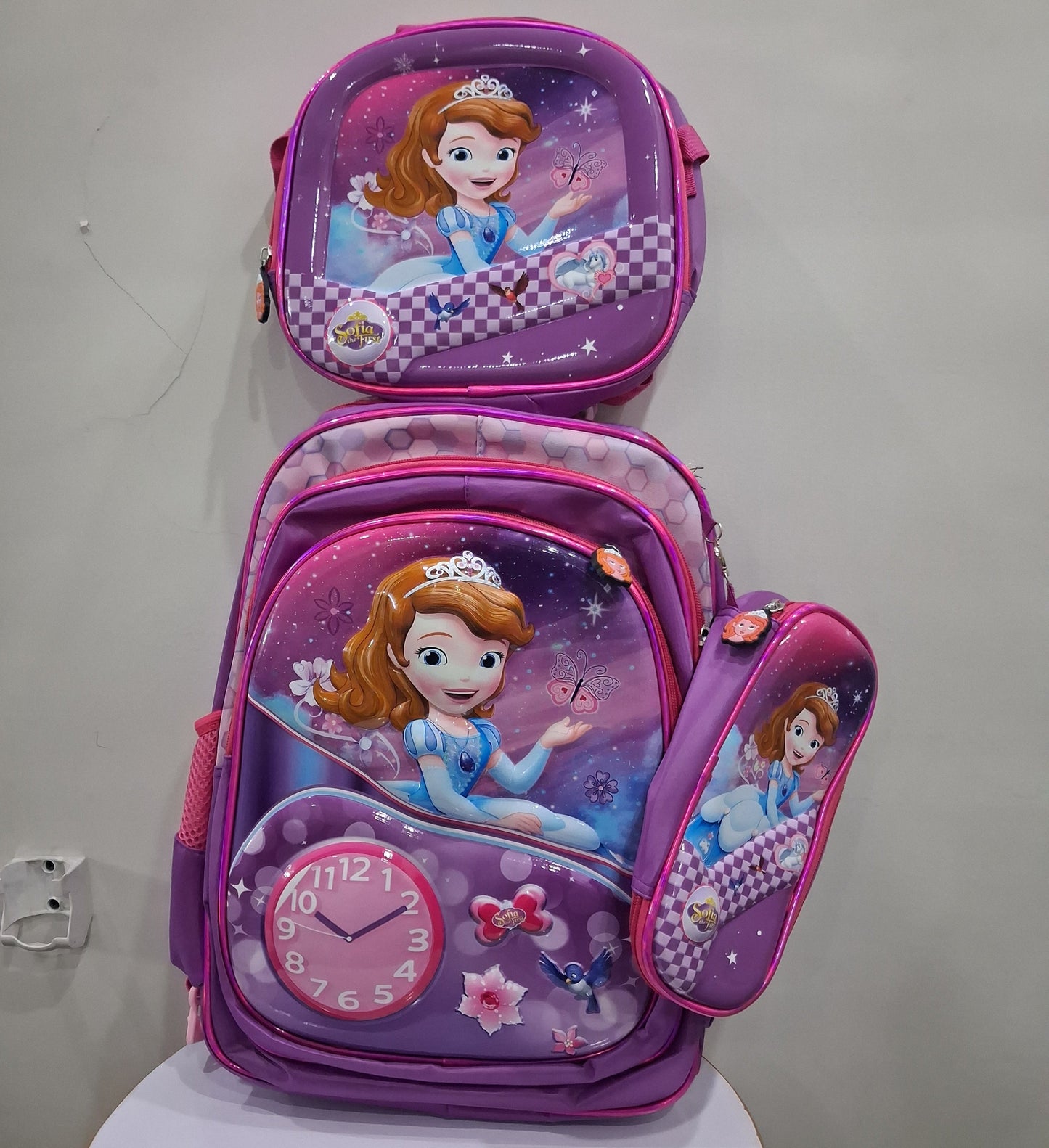 Sofia The First 3 Piece School Bag Set (Montessori to Class 2)