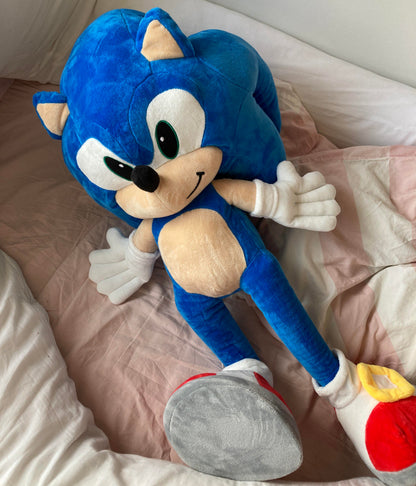 22 Inches Huge Sonic Stuff Toy | Soft Plushie for Boys