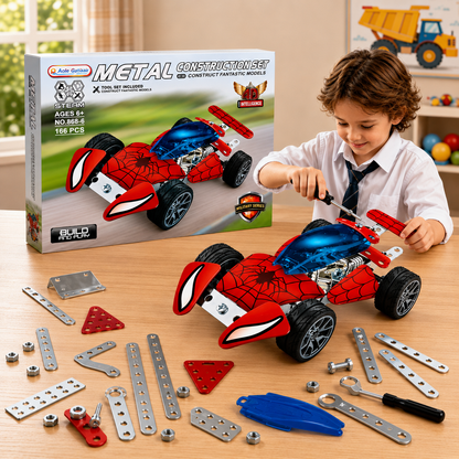 Spiderman Metal Model Car Construction Set