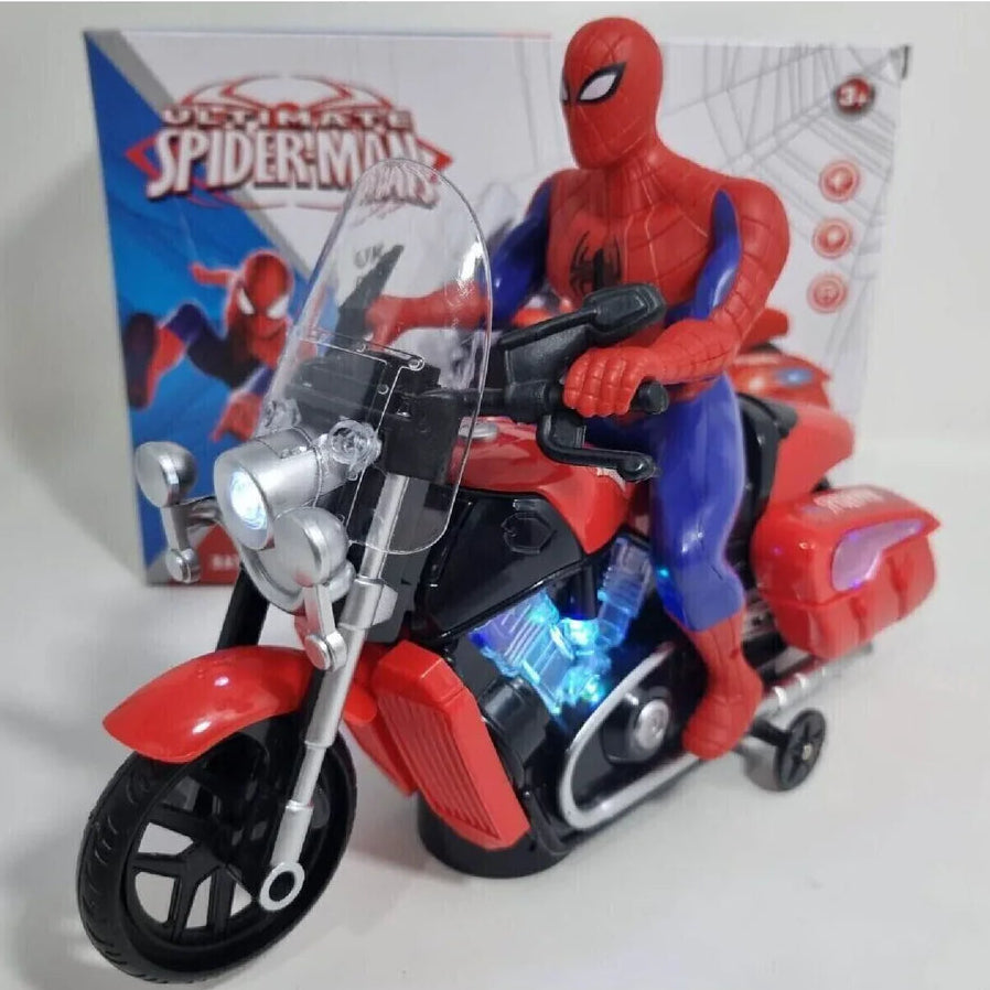 Spiderman Bike With Music and Flashing Lights
