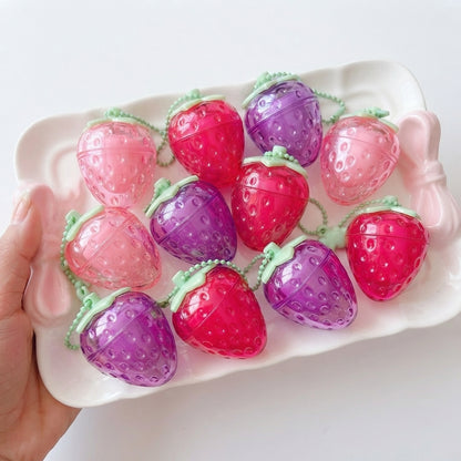 Crystal Strawberry Lip Balm – Moisturising & Glossy Lip Care
