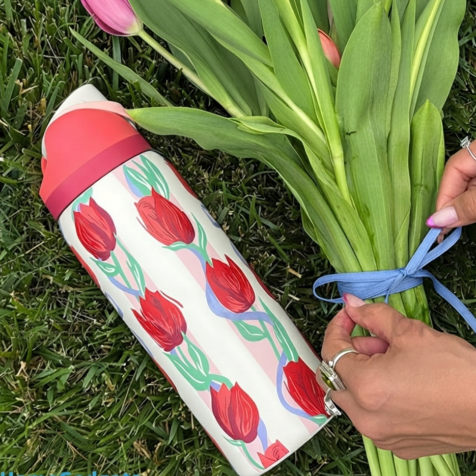 Tulip Pinteresty Stainless Steel Water Bottle | 1000 ml