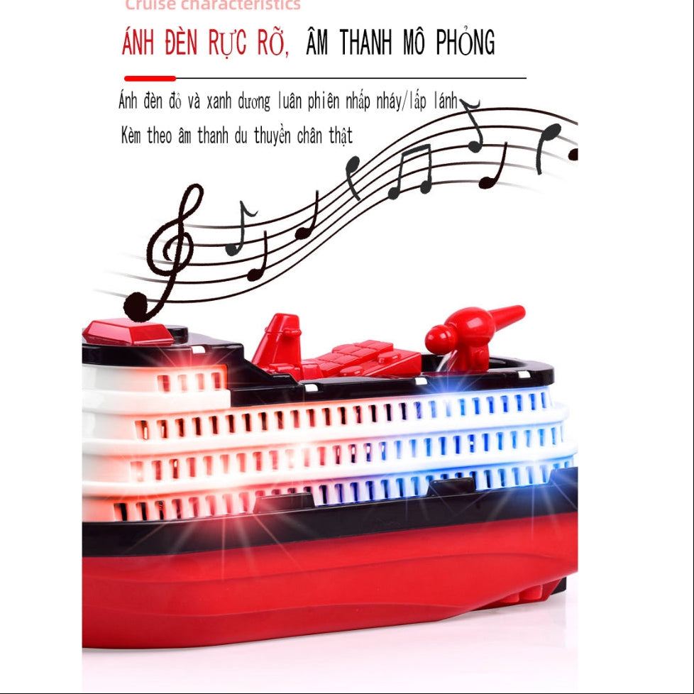 Light Up Automatic Water Racing Spray Boat